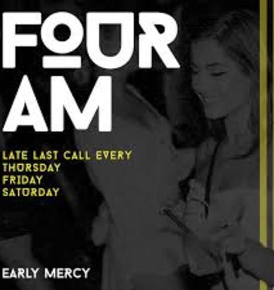 Early Mercy Friday & Saturdays